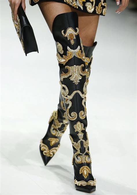 versace bright crystal boots